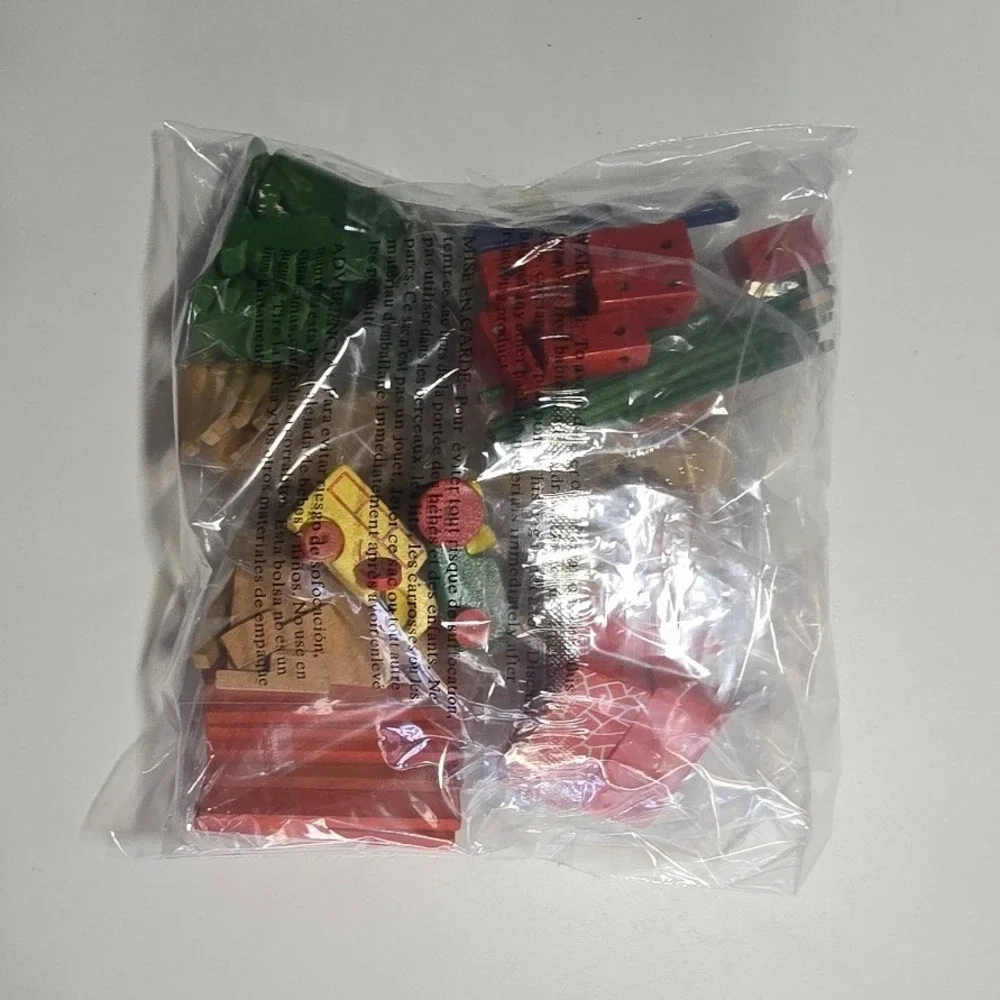 Vintage Lorenz Spiel Welt West Germany wood zoo farm toy building‎ blocks play